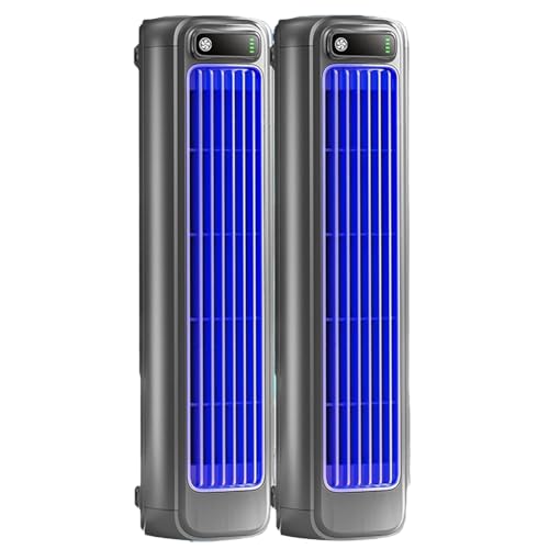 Ohulelks Hög Vindkraft Tyst Fläkt Lång Batteritid Office Desktop Tower Fläkt Väggfäste Bärbar USB-Fläkt