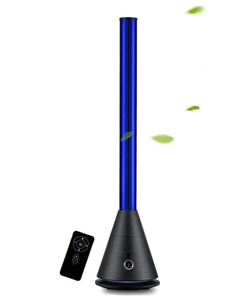 Bladeless Fan Tower Fan Oscillating Fan with Remote Control Low Noise Suitable for Indoor Bedroom Office