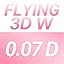 0.07-D Flying 3D W