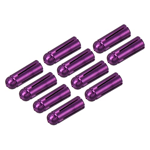 PATIKIL Dart Flight Protectors, Aluminum Alloy Dart Accessories Wing Savers for Steel & Plastic Flights - 9 Pack (Purple)
