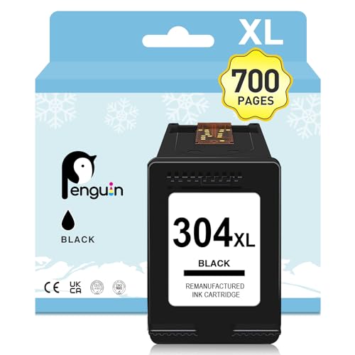 Penguin 304 XL Black Ink Cartridge for Deskjet 3760 3750 3720 Envy 5030