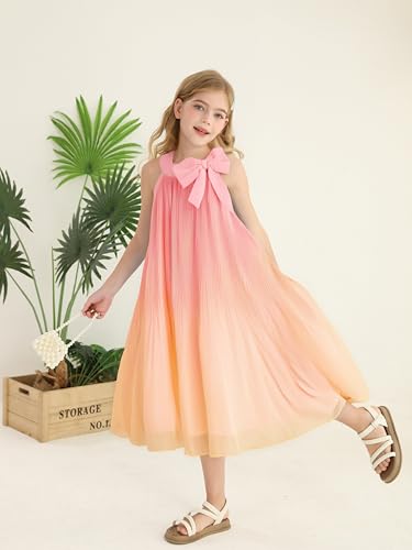 Toddler Girl Tulle Dress Summer Clothes Little Girl Ombre Halter Dress Kids Casual Sundress Toddler Princess Outfits2