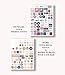 Lamare Productivity Planner Stickers for Women – School, Work, Office Productivity Stickers for Planners and Calendars