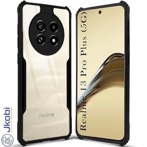 Image of Jkobi Back Cover Case for Realme 13 Pro | Realme 13 Pro Plus 5G (Elegant PU Leather Finish | Premium Minimalist Professional | Camera Protection Bump)
