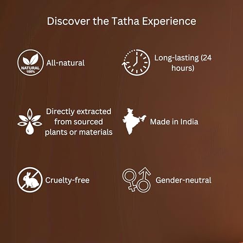 Image of Tatha Luxury Oudh Attar original| 100% Pure Oud Attar Roll-On Perfume for & Men Women Long Lasting| Rich & Bold Aroma, Cooling Effect| Ideal Gift for All |10ML Pack| Oud Attar Pure Without Alcohol