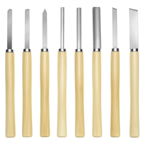 QWORK 8 Pcs Chromium-Vanadium Steel Set
