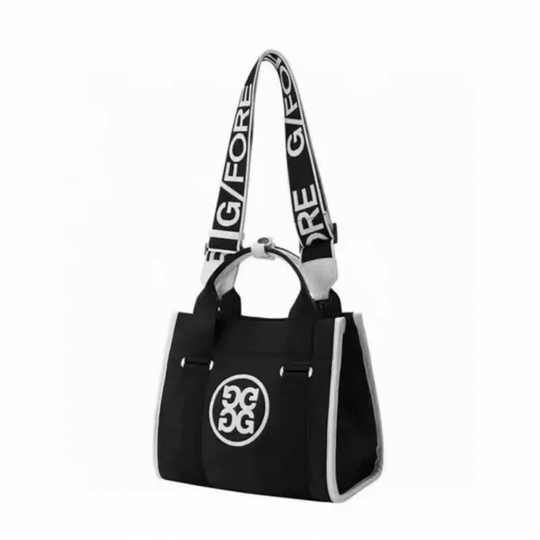 【新品・即決】 G/FORE ジーフォア 黒 ブラック トートバッグ ラウンドバッグ ゴルフ カジュアル 男女兼用 バック アウトレット