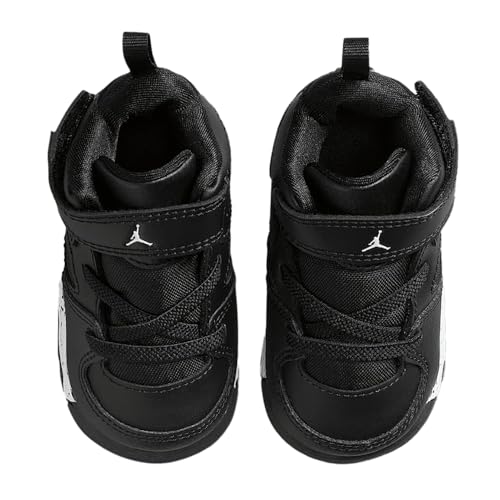 Jordan Flight Club '91 Baby/Toddler Shoes (DM1687-001, Black/White)2