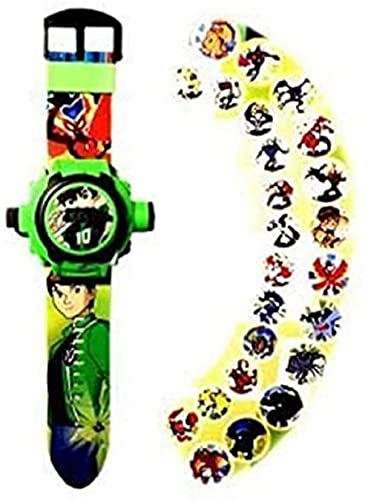 BEN 10-24 Images Projector Watch Digital Wrist Watch for Boys and Girls Gift X-mas Gift