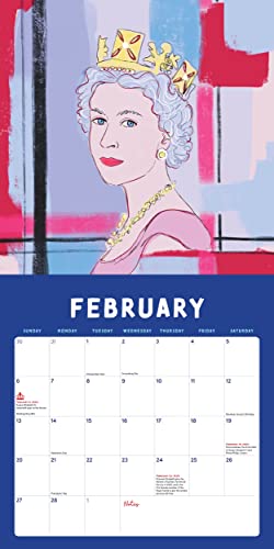 2022 Her Crown Wall Calendar: A Tribute to Her Majesty Queen Elizabeth II
