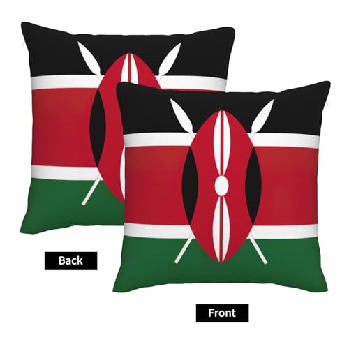 Housse de coussin Kenya de qualité EdWal lot de 2 finitions soignées - 4