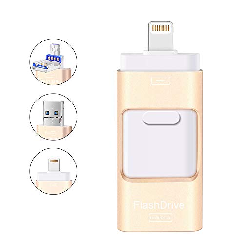 USB Flash Drive 128GB, Kimiandy USB 3.0 OTG Jump Drive Pen Drive Compatible