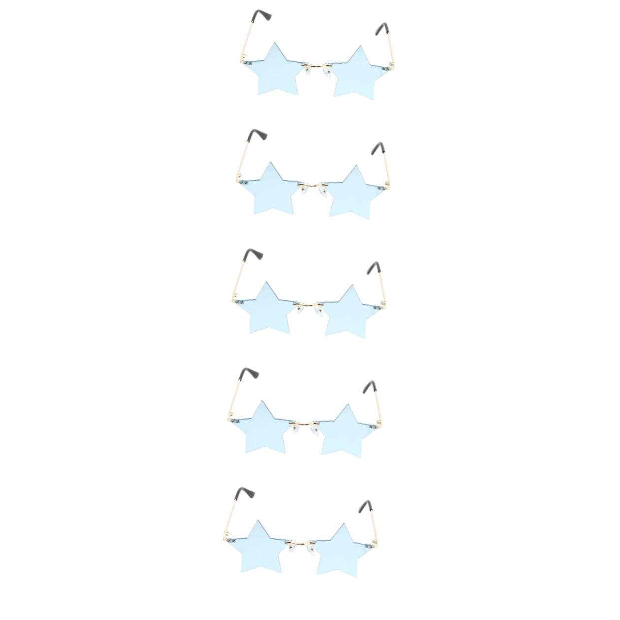 SHERCHPRY 2 Pares Gafas De Sol Fiesta Vestido Unico Hombre Metal
