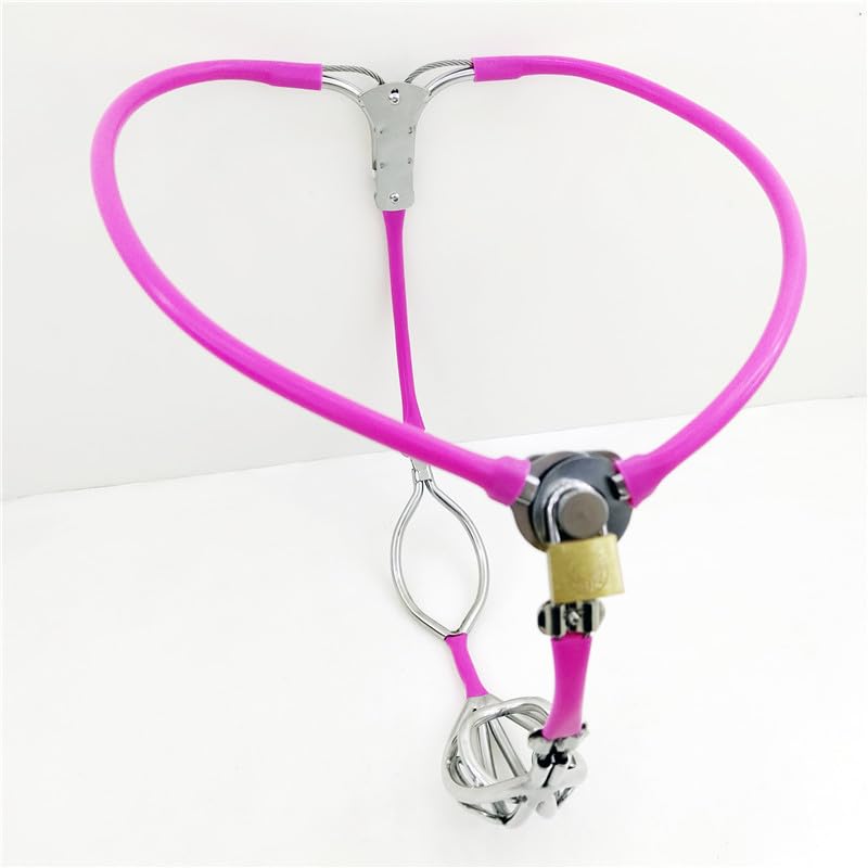 Amazon.com: YILUQIFLY Male Invisible Chastity Belt Cage Stainless Steel ...