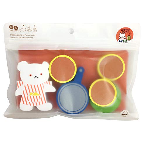 絵本のつみき しろくまちゃんのほっとけーき(7P) /こぐまちゃんシリーズ /木製 積み木 おもちゃ TM-KGM-0201 絵本のつみき しろくまちゃんのほっとけーき(7P) /こぐまちゃんシリーズ /木製 積み木 おもちゃ TM-KGM-0201