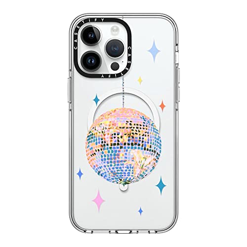 Coque transparente iPhone 14 Pro Max Casetify Disco Noir MagSafe