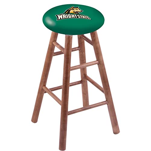 Holland Bar Stool Co. Maple Counter Stool in Medium Finish with Wright State Seat by The