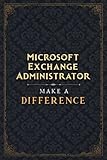 microsoft works 9 ita  Microsoft Exchange Administrator Make A Difference Notebook Planner Journal: College, Planning, A5, Homeschool, To Do List, 5.24 x 22.86 cm, 6x9 inch, 120 Pages, Cute, Mom