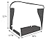 SORARA Abba Patio Swing Chair Cover Outdoor 3 Triple Seater Hammock Swing Glider Canopy Cover, All Weather Protection, Water Resistant, 80
