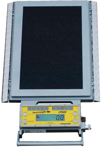 Intercomp LP600, Low Profile Lightweight Wheel Load Scale, 5,000 lb x 5 lb