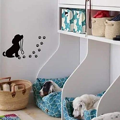 Vinilo Decorativo de Huellas de Perro para Pared miniatura 2