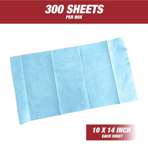 Lauco Prep Wipe Lint-Free Towels – Heavy Duty Cloths for Household & Industrial Use, Disposable Rags, Nonwoven Wipes, 300-Pack, 9