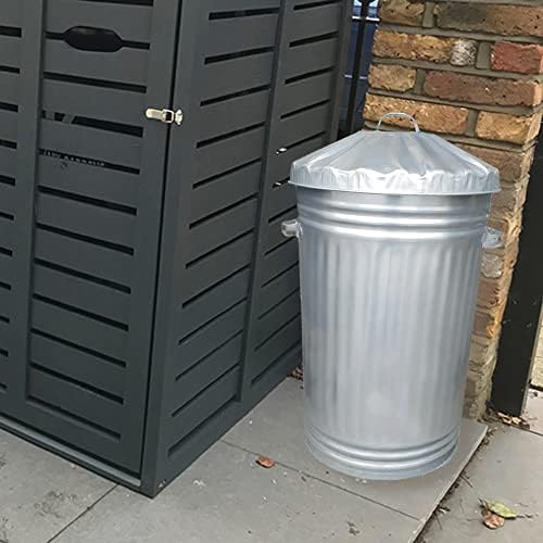 2 x Large 90L Litre Galvanised Steel Metal Bin Ideal for Animal Feed Storage Rubbish Dustbin By KetoPlastics