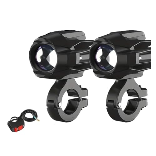 Luz auxiliar LED moto BMW R1200GS para mejorar visibilidad nocturna y seguridad en curvas de montaña