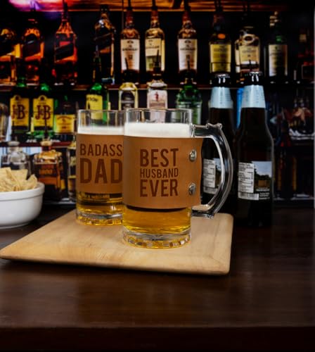 Jarra de cerveza con mango para barbacoas familiares y tardes de fútbol en casa 6