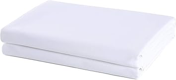 1-PC Flat Sheets only Egyptian Cotton 132 Inches x 110 Inches Extra Large Flat Sheets/Top Sheets Solid - White, Oversized Flat Sheets
