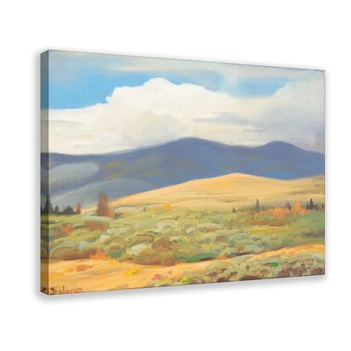 Impression sur toile Williams Mountain Delano cadre suspendu 20x30 cm