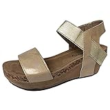 Pierre Dumas Women Low Wedge Chantal 02,Gold,8.5