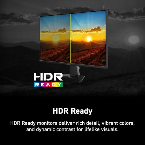 Image of msi MAG 275QF E20 27-inch 2560 x 1440 (WQHD) Gaming Monitor, 200Hz, AMD FreeSync Premium, NVIDIA G-SYNC Compatible, HDR Ready, HDMI, VGA Port, VESA, Tilt, 0.5ms, Black
