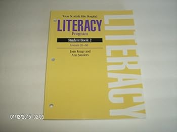 Paperback Literacy Program - Student Book 2 - Texas Scottish Rite Hospital (Book 2 - Lessons 26 - 60) Book
