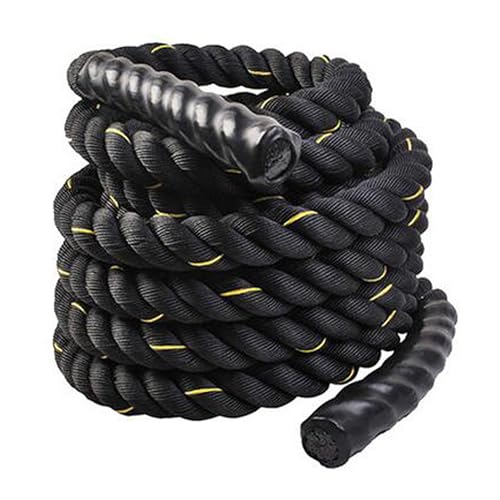 INTSUPERMAI Battle Rope 50 Feet Fitness Gym Power Training Battle Rope Poly Dacron Heavy Climbing Training Rope
