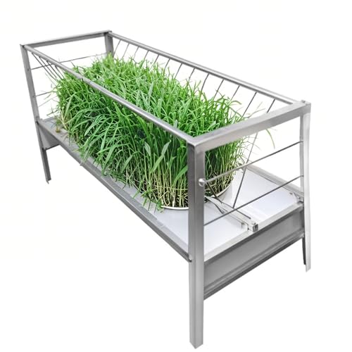 Mangeoire foin et grains 356L en acier pour chèvres et moutons