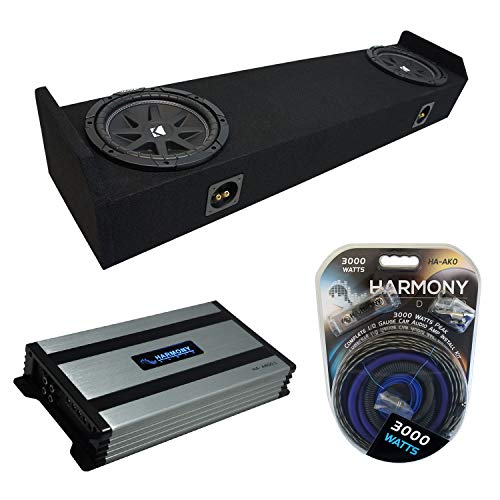 Harmony Audio Kicker Bundle Compatible with 2006-14 Honda Ridgeline Comp C10 Dual 10