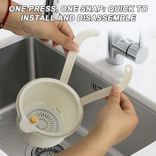 1 Stück Hängender Sieb für Spülbecken - Siebkorb für Spülbecken, Waschbeckensieb, Küche Waschbecken Spüle Küchenspüle, Sieb Abflusssieb Organizer Sink Abtropfkorb Schwammhalter Strainer Spülbeckensieb