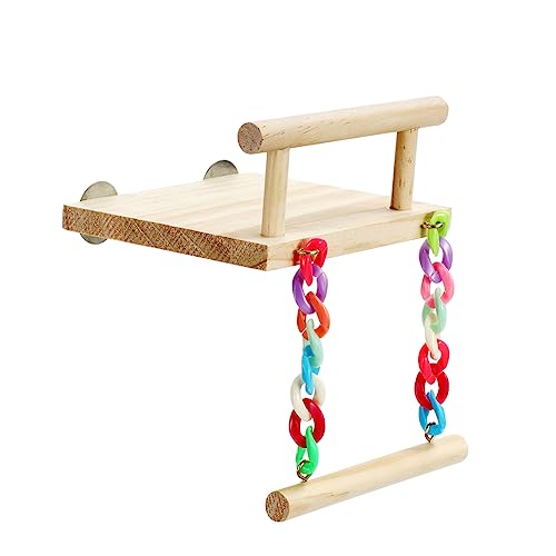 Bird-Perches-Cage-Toys-Parrot-Wooden-Platform-Exercise-Stands-with-Wood-Swing-Ferris-Wheel-Chewing-for-for-Parakeet-Conure-Cockatiel-Budgies-Hummingbird-Style-A