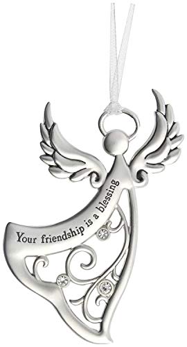 Ganz Angels By Your Side Ornament - Your friendship is a blessing, Metal