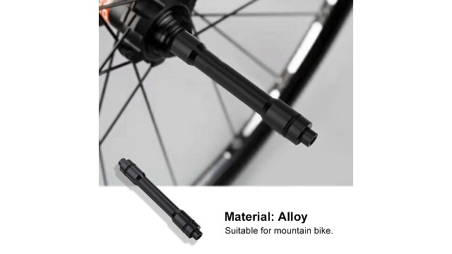 Bicycle Thru Axle Adapter Converts 12/15mm to 9mm Quick