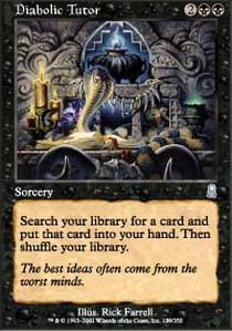 Magic The Gathering - Diabolic Tutor - Odyssey