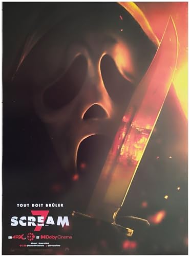 SCREAM 7 Affiche Cinéma Originale (Format 53x39 cm Roulée) film 2026 Mckenna Grace