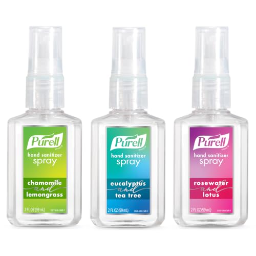 Purell Hand Sanitizer Spray Variety, Travel Size 3ct x 2floz, 2027-08-ECMP