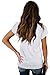 WIHOLL White T Shirts for Women V Neck Short Tulip Sleeve Summer Tops Basic Tee 2025 Fashion Trendy L