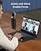 KanDao Meeting Pro 360-degree Video Conference Camera with Microphones and Speakers, AI Tracking, Smart Zooming, Automatic Focus, 4-in-one Standalone Meeting Room Camera System, Wi-fi/HDMI/USB