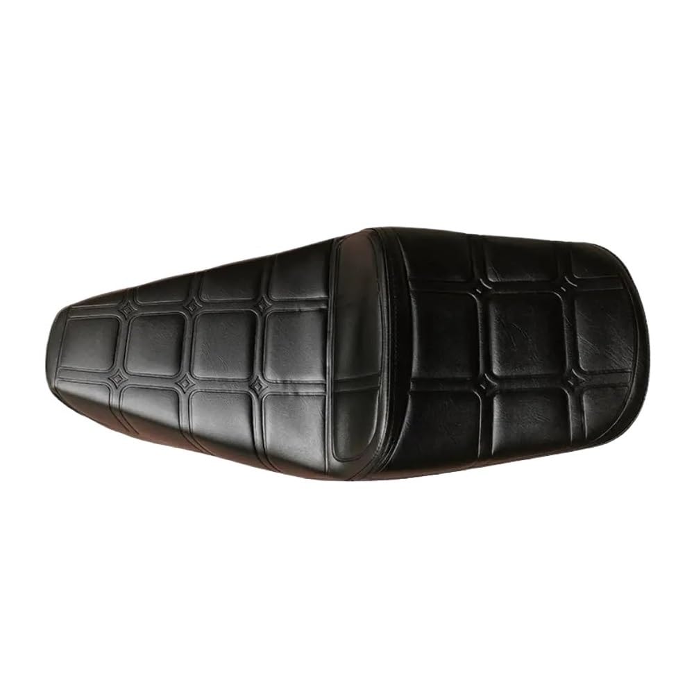 Per Ho&nda CM125 1 Set Di Cuscini Per Sella Da Moto In Pelle Nera Con Cinghia, Coprisella Per Moto Impermeabile E Antipolvere Cuscino sedile Coprisella