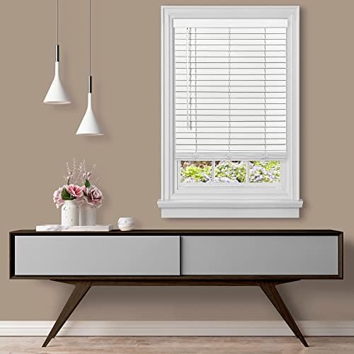Cordless Room Darkening Plantation Blind - 27 Inch Width, 64 Inch...