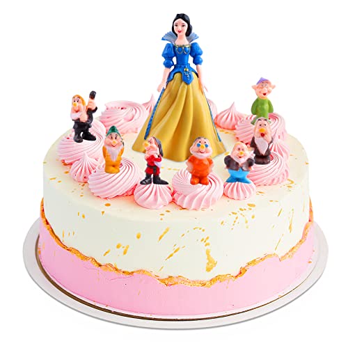 Blancanieves eI Siete Enanitos Figuras,Blancanieves eI Siete Decoración Juguetes,Dibujos Animados...