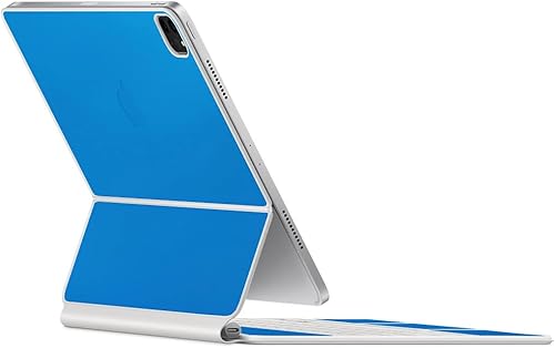 Vista 105 de SopiGuard Skin for 2021 Magic Keyboard Case 12.9 - Adhesivo de vinilo de precisión de borde a borde superior, teclado y panel trasero (gris carbono)